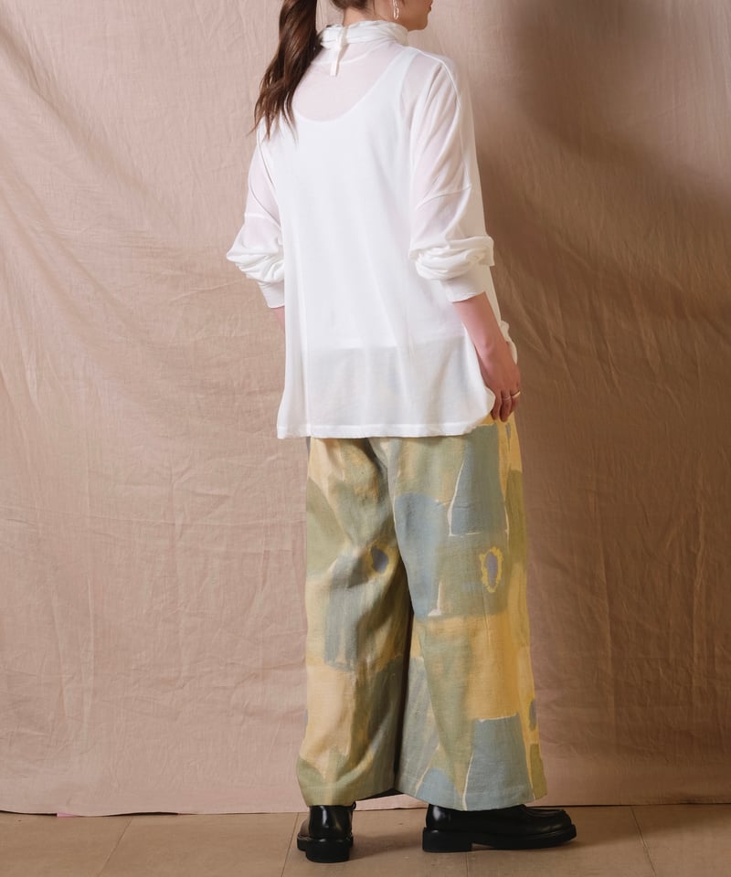 BUNON】Embroidery Tuck pants | cocuu