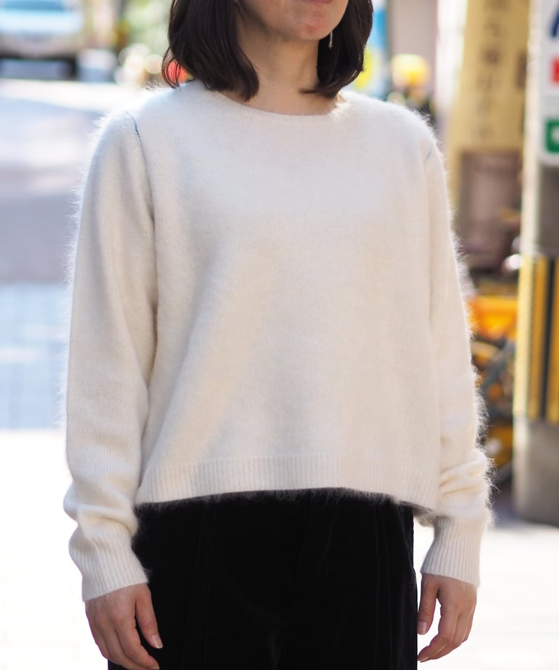 suzuki takayuki】brushed knitting pullover Ⅰ | suzuki takayuki】brushed knitting pullover Ⅰ |