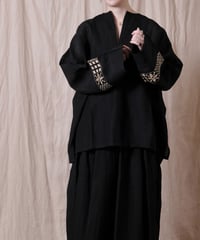 【BUNON】Embroidery Wide Pullover