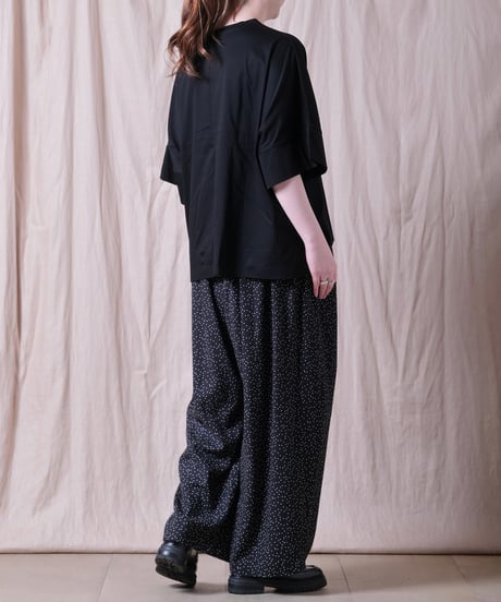 【UNIVERSAL TISSU】コンパクトクールローレル天竺 ドルマンスリーブワイドTシャツ/UT261CT019