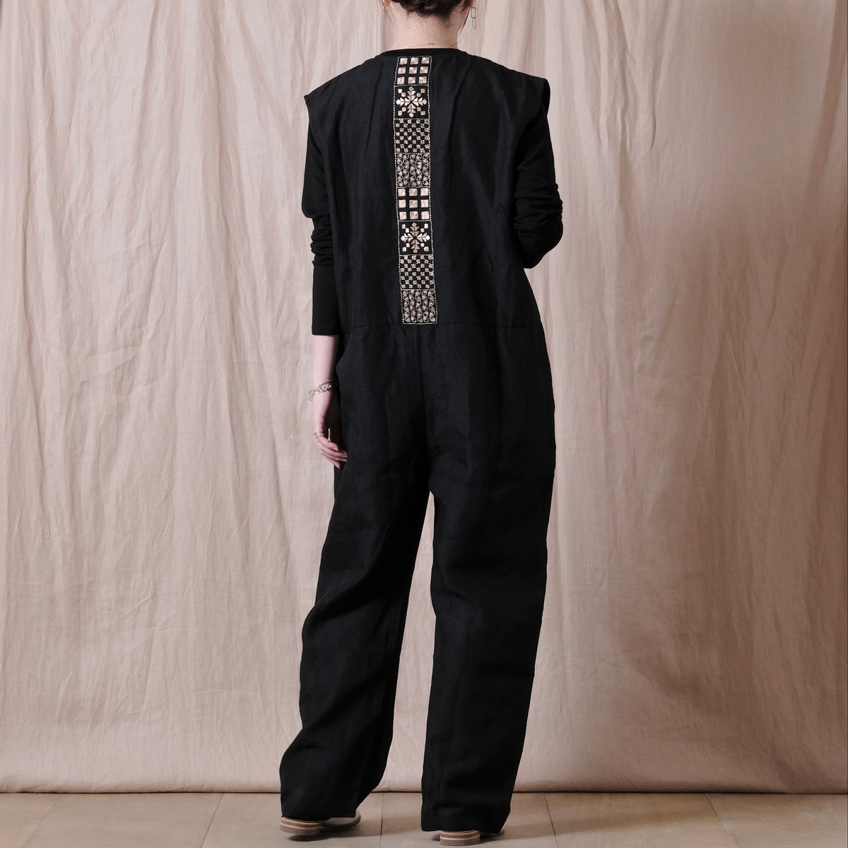 BUNON】 Embroidery Overalls | cocuu