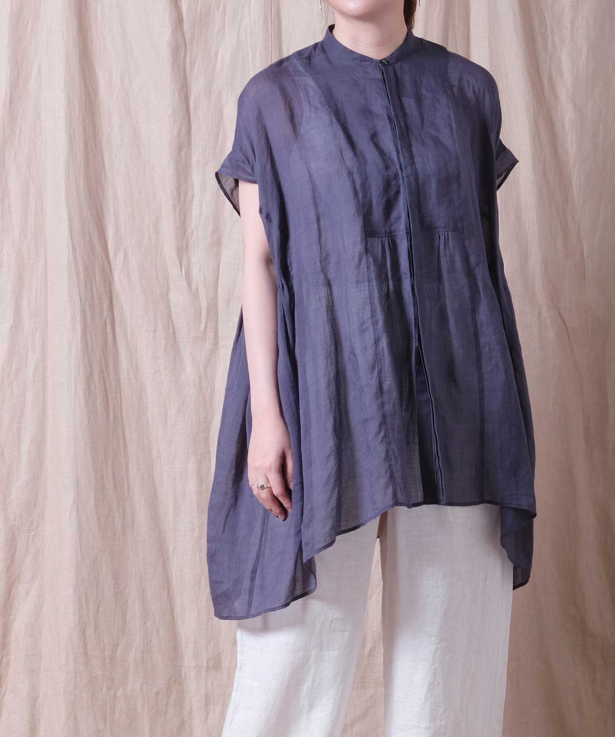 新品 suzuki takayuki band-sleeve tunic suzuki takayuki】band-sleeve tunic | cocuu