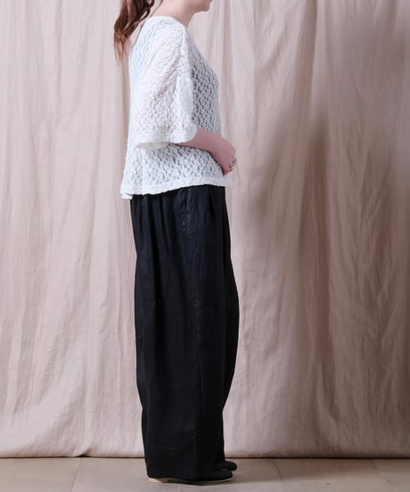 【TISSU】オーガニックシュリンクレース Tシャツ/TS260CT080