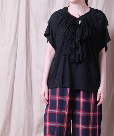 【shida】frill skipper pullover/26SS