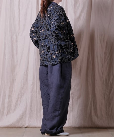 【BUNON】Brids Embroidery Blouson