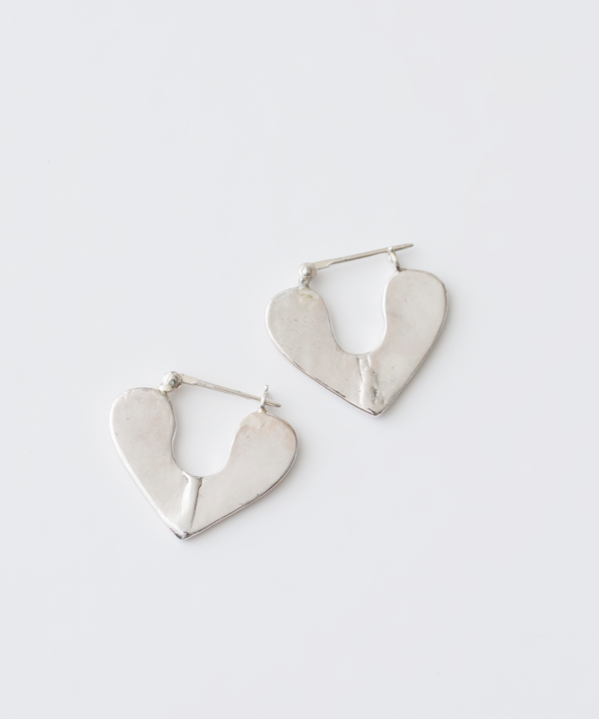 Aperdiem】Flat Heart ピアス | cocuu