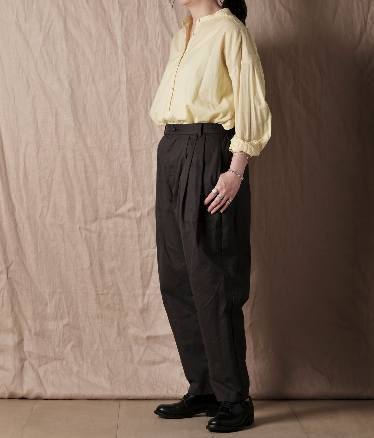 IKKUNA】tucked easy pants/ 233010P | cocuu