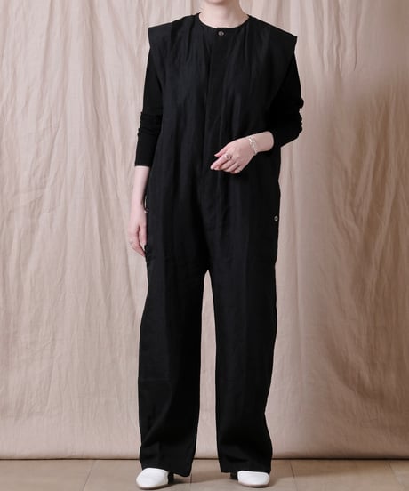 【BUNON】 Embroidery Overalls