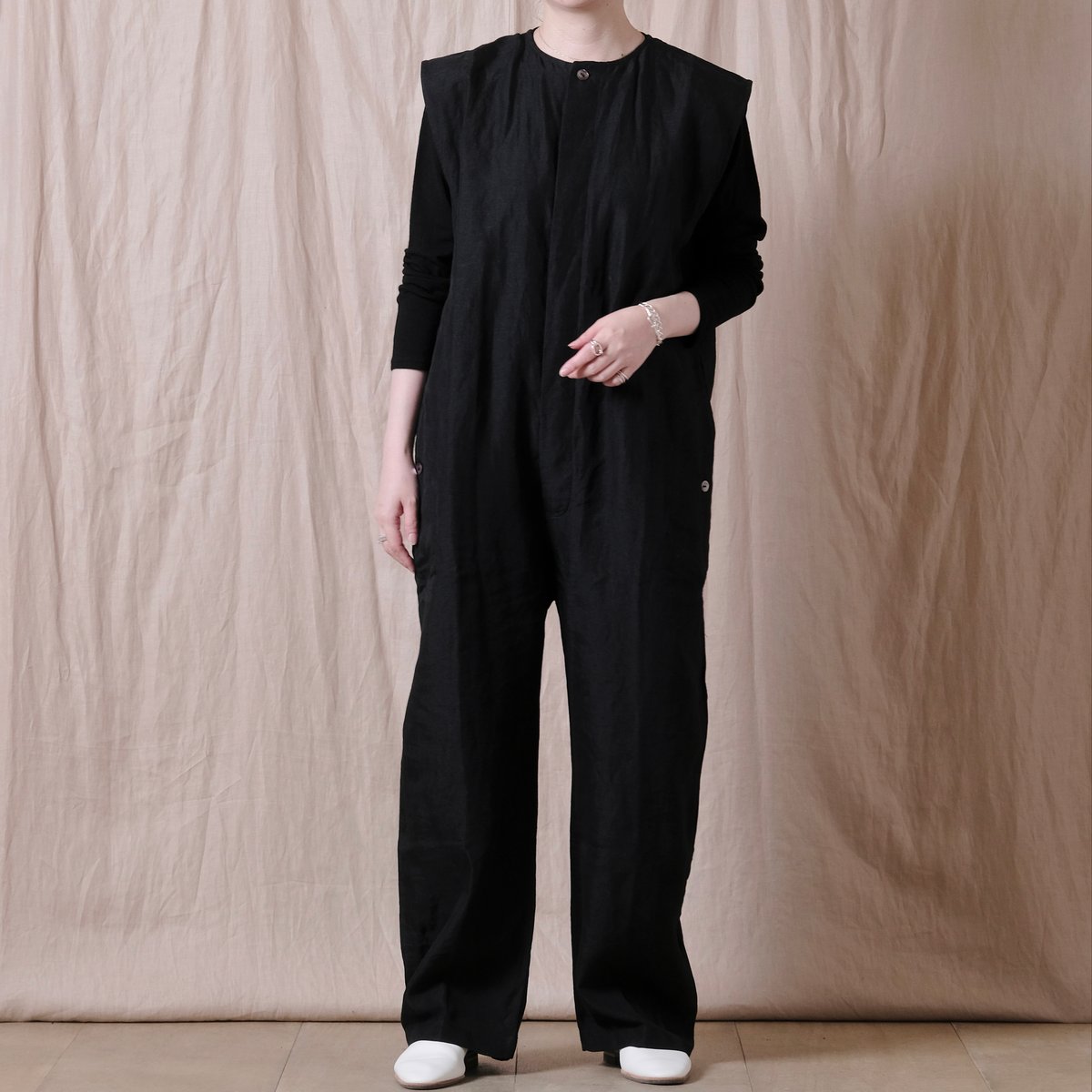 BUNON】 Embroidery Overalls | cocuu