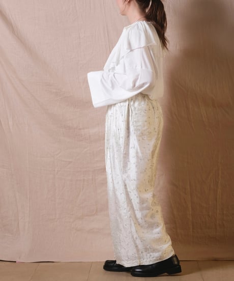 【shida】frill skipper pullover