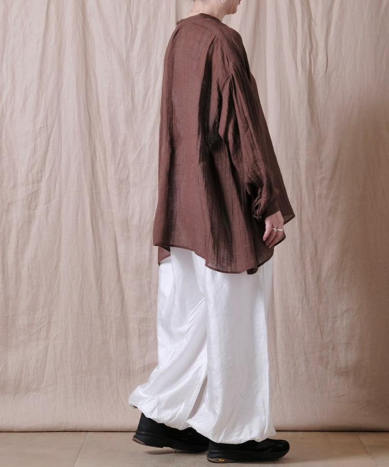 suzuki takayuki gauze shirt カーキ サイズ2 suzuki takayuki スズキタカユキ gauze shirt clousy grey size02