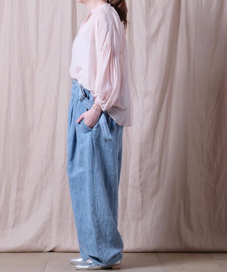 【suzuki takayuki】salopette ll / denim（bleached）