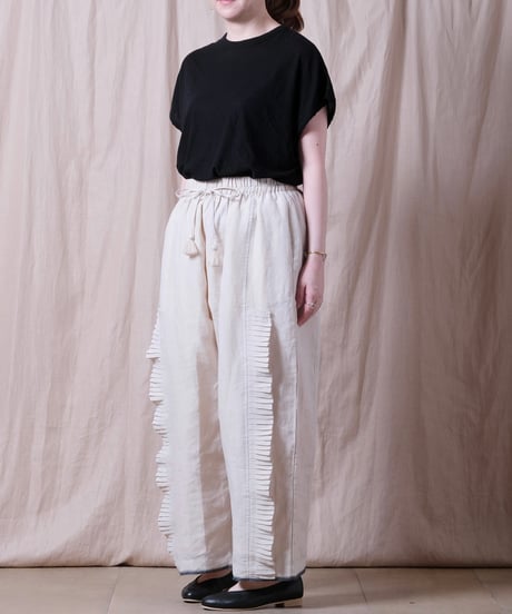 【BUNON】Ruffle Tuck Pants