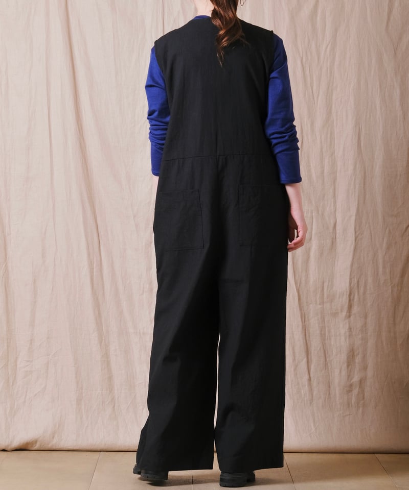 UNIVERSAL TISSU】トリプルワッシャーリネンコットン ラップキュロット