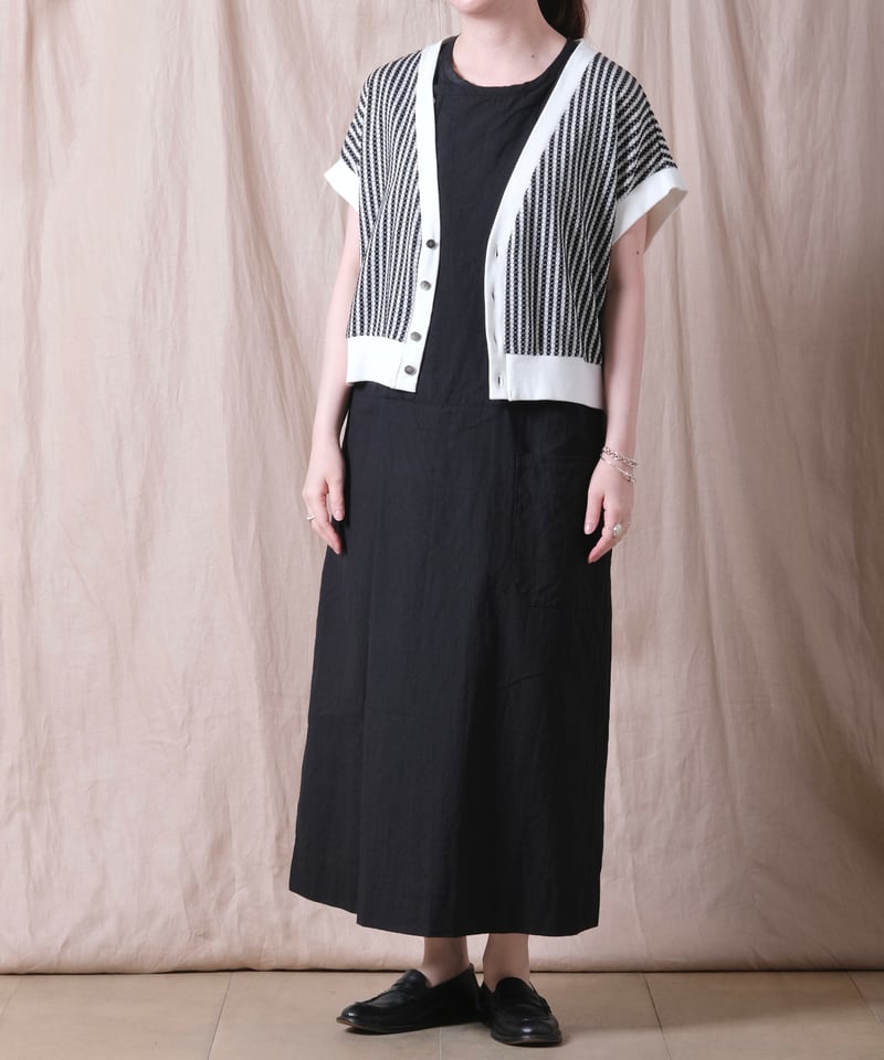 UNIVERSAL TISSU】トリプルワッシャーリネン 3Dワンピース/UT232OP02