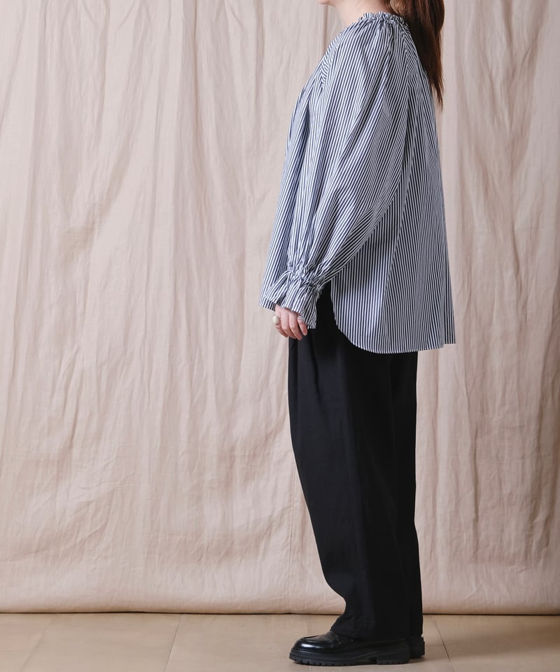 UNIVERSAL TISSU】トリプルワッシャーリネンコットン タックイージー