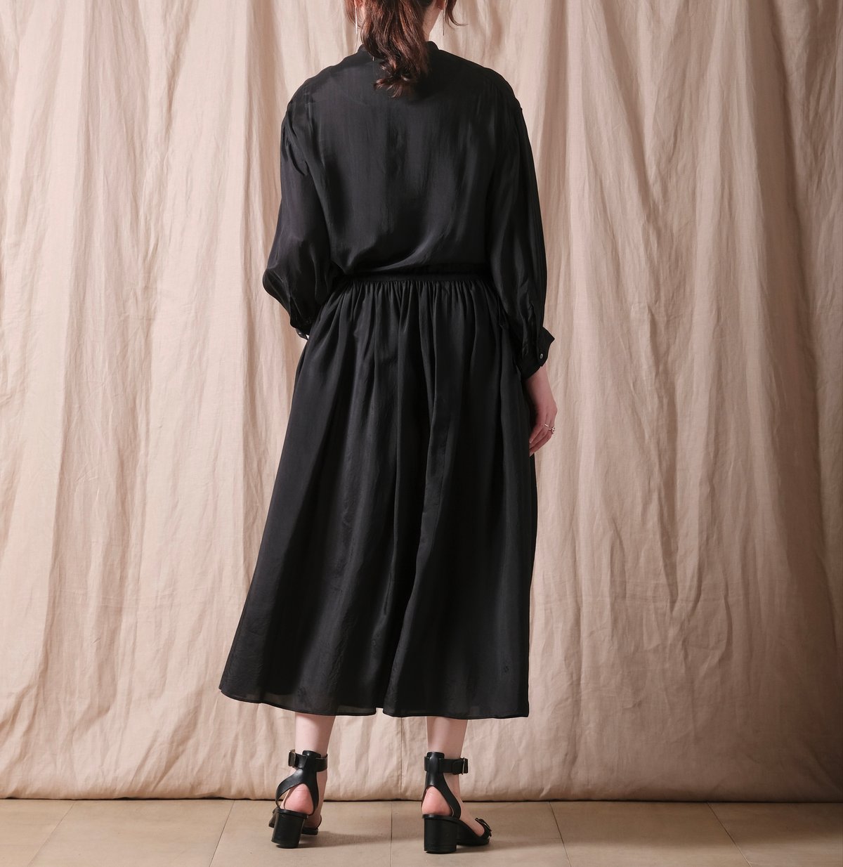 美品 suzuki takayuki chinese knot dress 黒 美品 suzuki takayuki chinese knot dress 黒