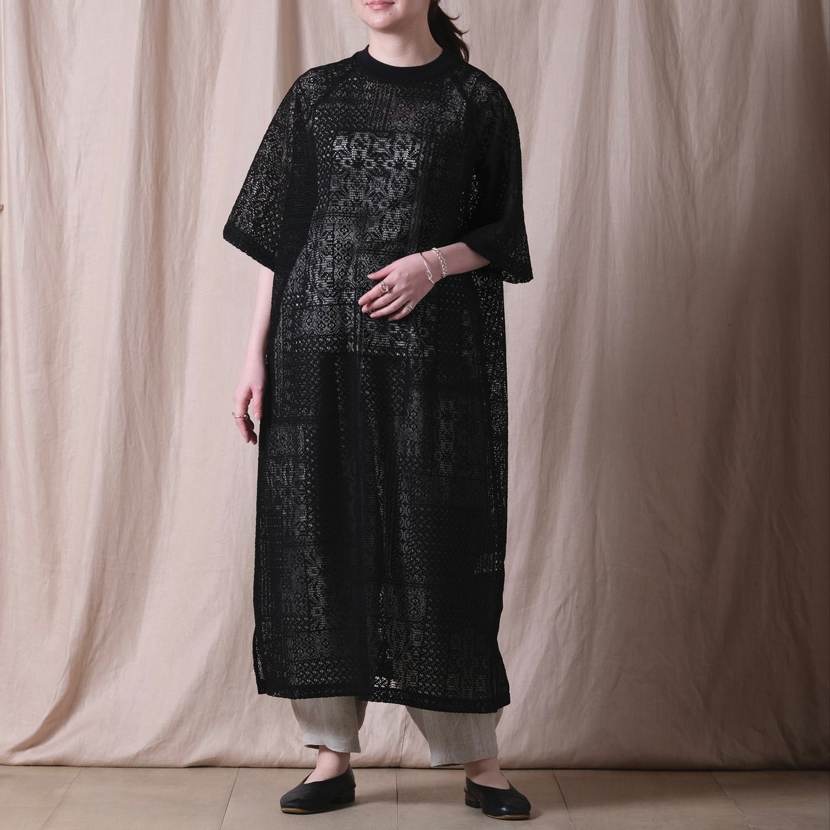 TISSU】パッチワークレース スリットワンピース/TS250CT082 | cocuu