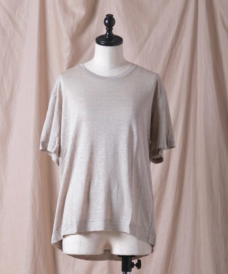 suzuki takayuki knitted t-shirt リネン ニット suzuki takayuki】linen t-shirt | cocuu