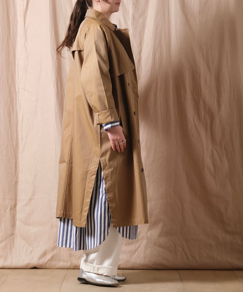 UNIVERSAL TISSU ハイデンシティ エフォートレストレンチ コート1 TISSU】ハイデンシティ エフォートレストレンチ/SIZE 1 | cocuu