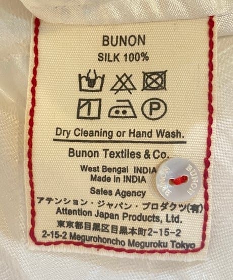 【BUNON】 Embroidery blouse