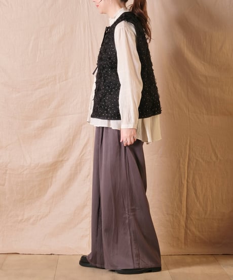 【BUNON】Hydrangea Gilet /BN2470