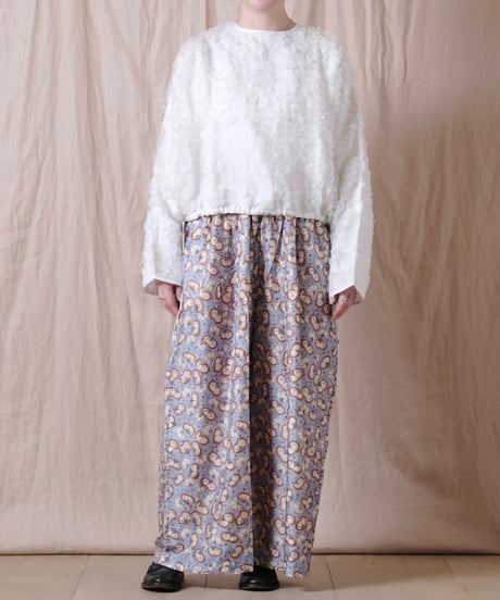 【BUNON】 Embroidery blouse