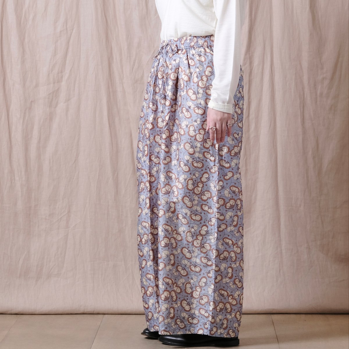 BUNON】Embroidery Tuck pants | cocuu