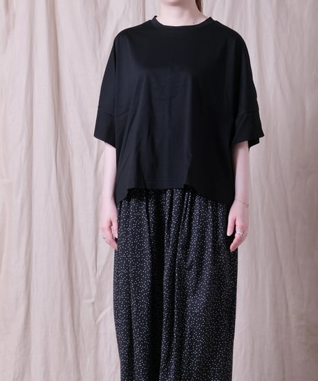 【UNIVERSAL TISSU】コンパクトクールローレル天竺 ドルマンスリーブワイドTシャツ/UT261CT019
