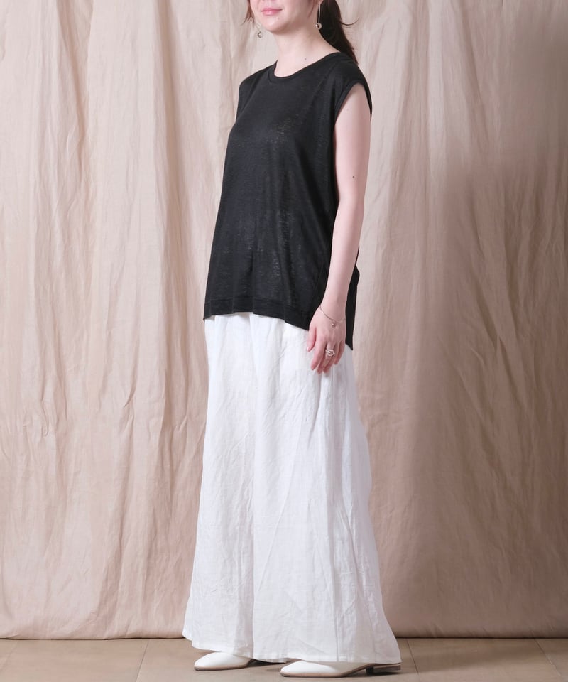 トップス suzuki takayuki knitted vest linen suzuki takayuki knitted vest linen