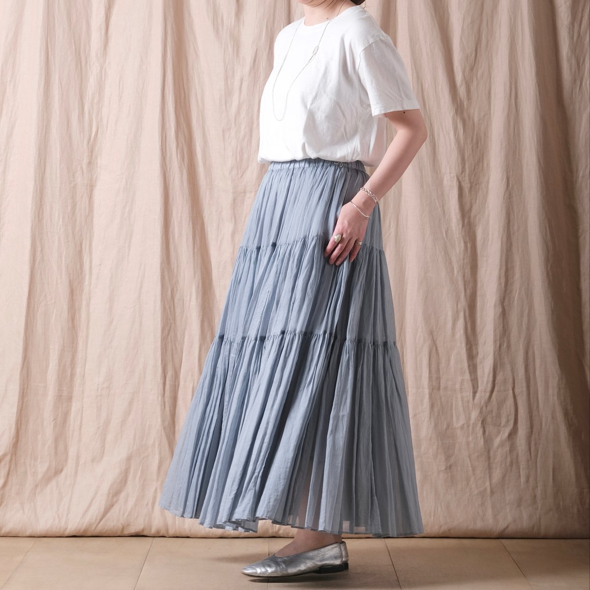 suzuki takayuki】tiered skirt | cocuu