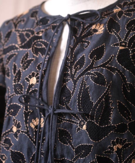 【BUNON】Brids Embroidery Blouson