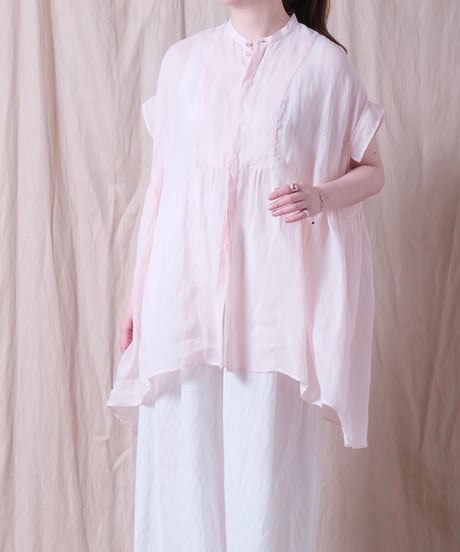 【suzuki takayuki】band-sleeve tunic