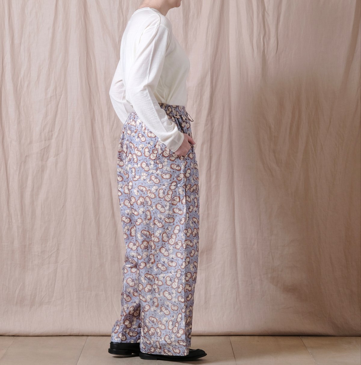 BUNON】Embroidery Tuck pants | cocuu