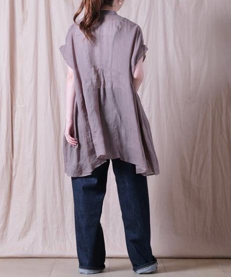 【suzuki takayuki】band-sleeve tunic
