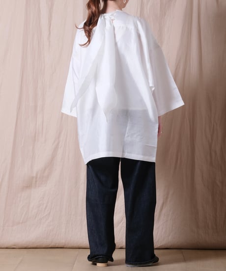 【BUNON】Ribbon Big Blouse