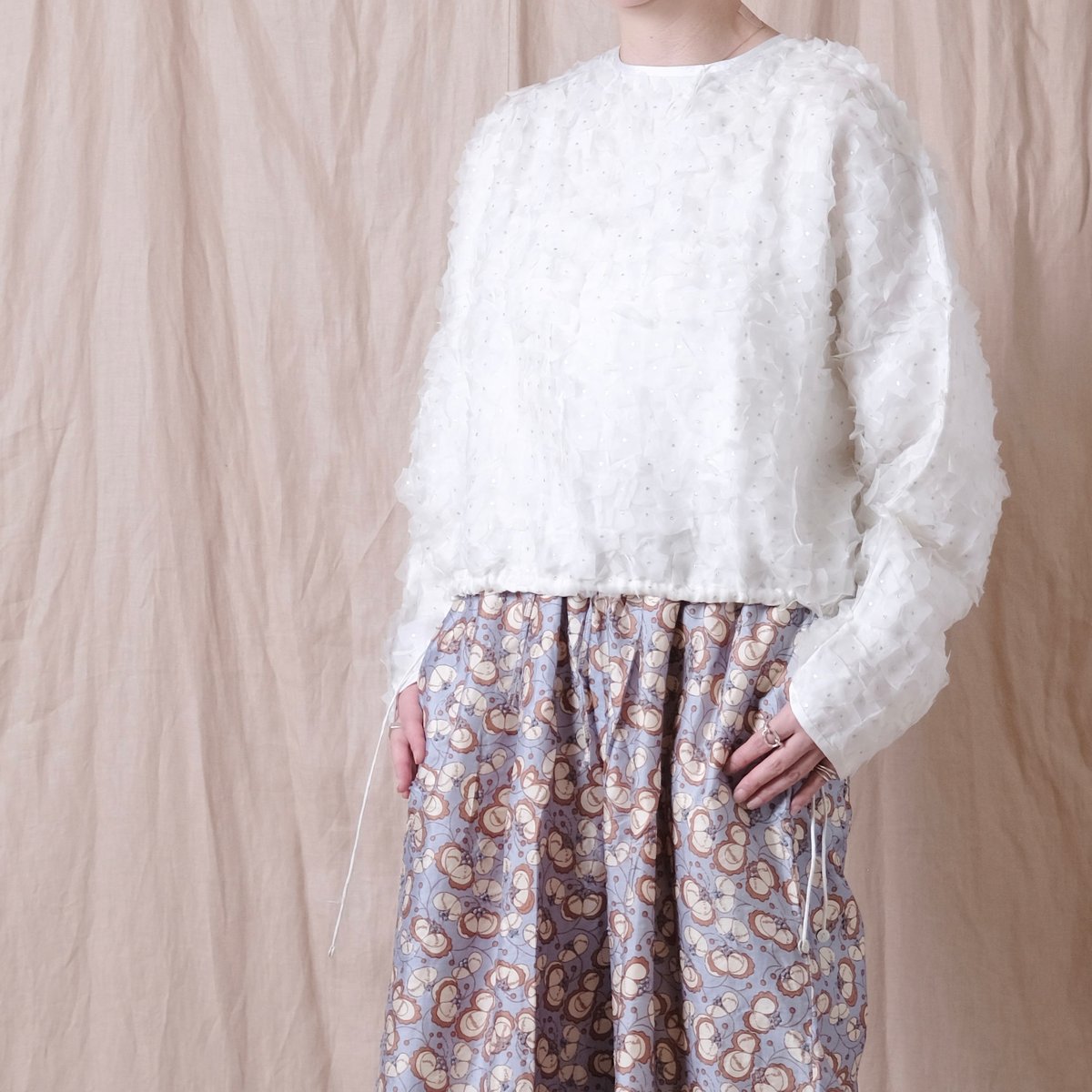 BUNON】 Embroidery blouse | cocuu