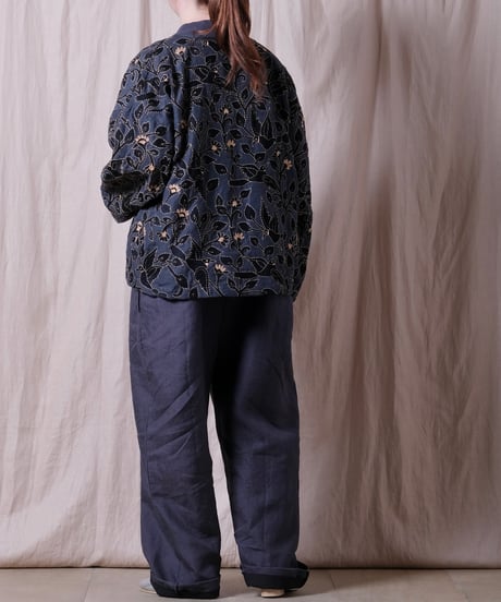 【BUNON】Brids Embroidery Blouson