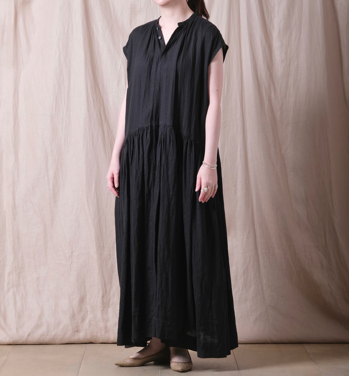 suzuki takayuki】french-sleeve dress | cocuu