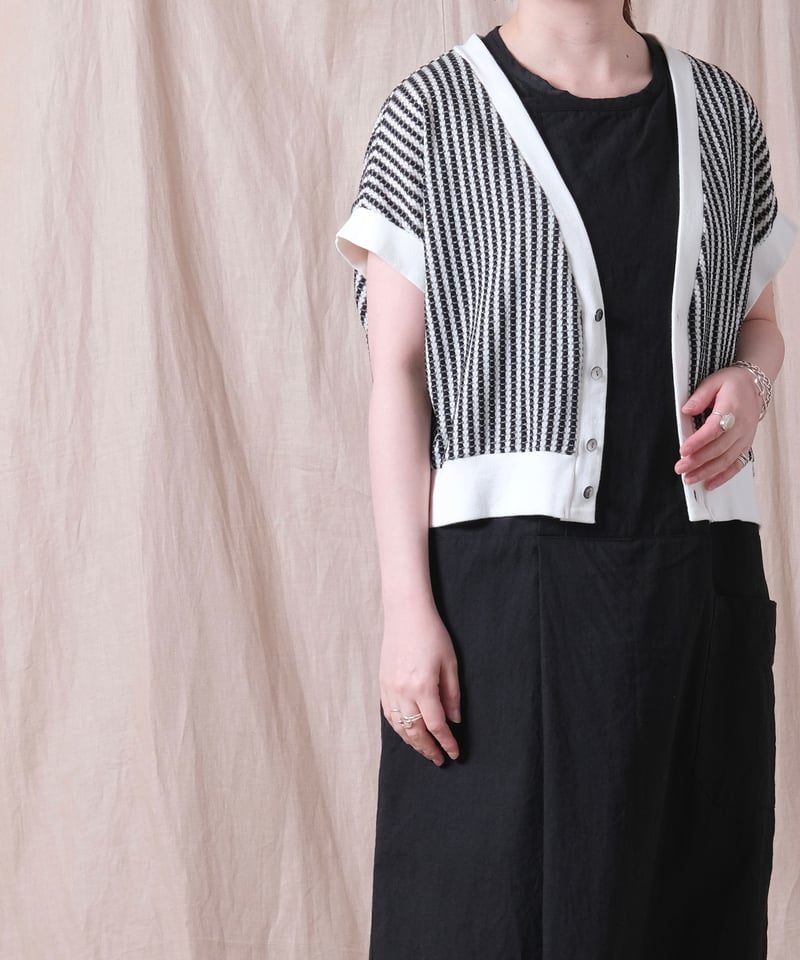 UNIVERSAL TISSU】トリプルワッシャーリネン 3Dワンピース/UT232OP02