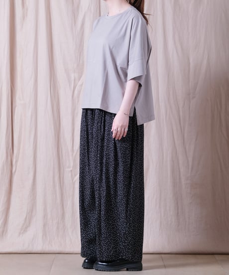 【UNIVERSAL TISSU】コンパクトクールローレル天竺 ドルマンスリーブワイドTシャツ/UT261CT019