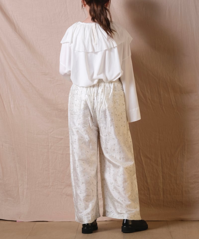 BUNON】Embroidery Tuck pants /BN2467 | cocuu