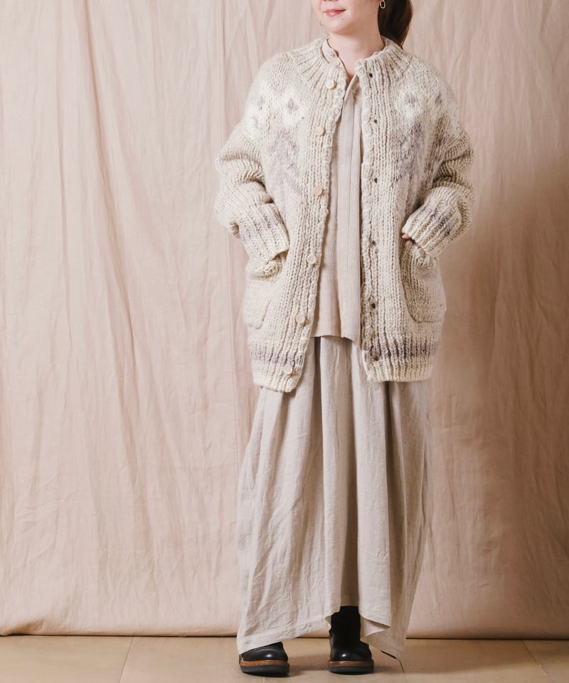 suzuki takayuki】hand-knitted cardigan | cocuu