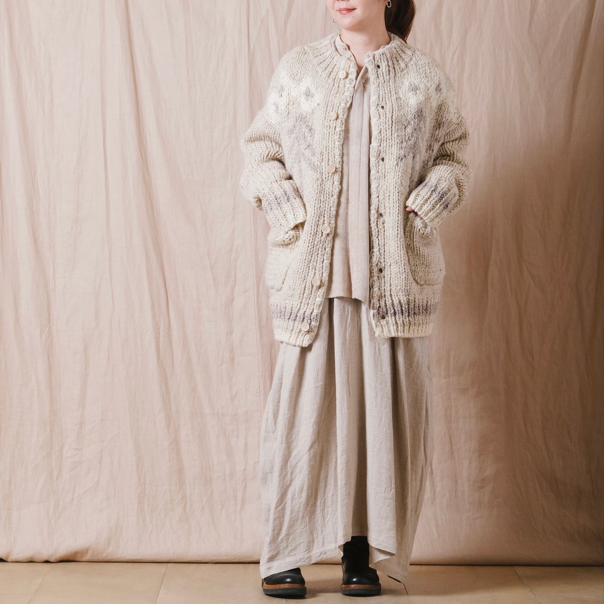 suzuki takayuki】hand-knitted cardigan | cocuu