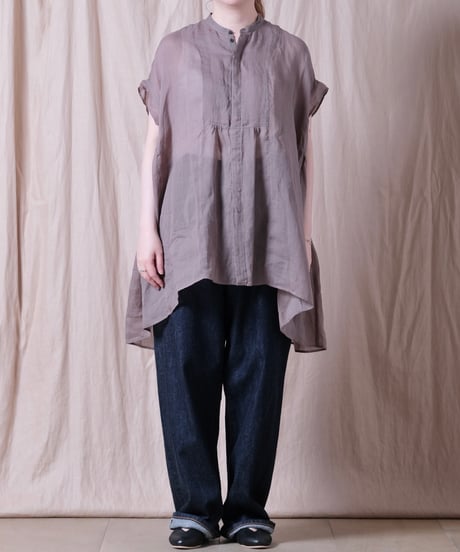 【suzuki takayuki】band-sleeve tunic