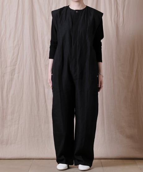 【BUNON】 Embroidery Overalls