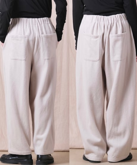 【TISSU】カシミヤビーバー バルーンパンツ/TS253PT066