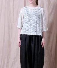 【TISSU】オーガニックシュリンクレース Tシャツ/TS260CT080