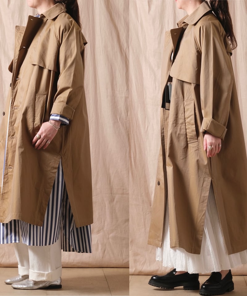 UNIVERSAL TISSU ハイデンシティ エフォートレストレンチ コート1 TISSU】ハイデンシティ エフォートレストレンチ/SIZE 1 | cocuu