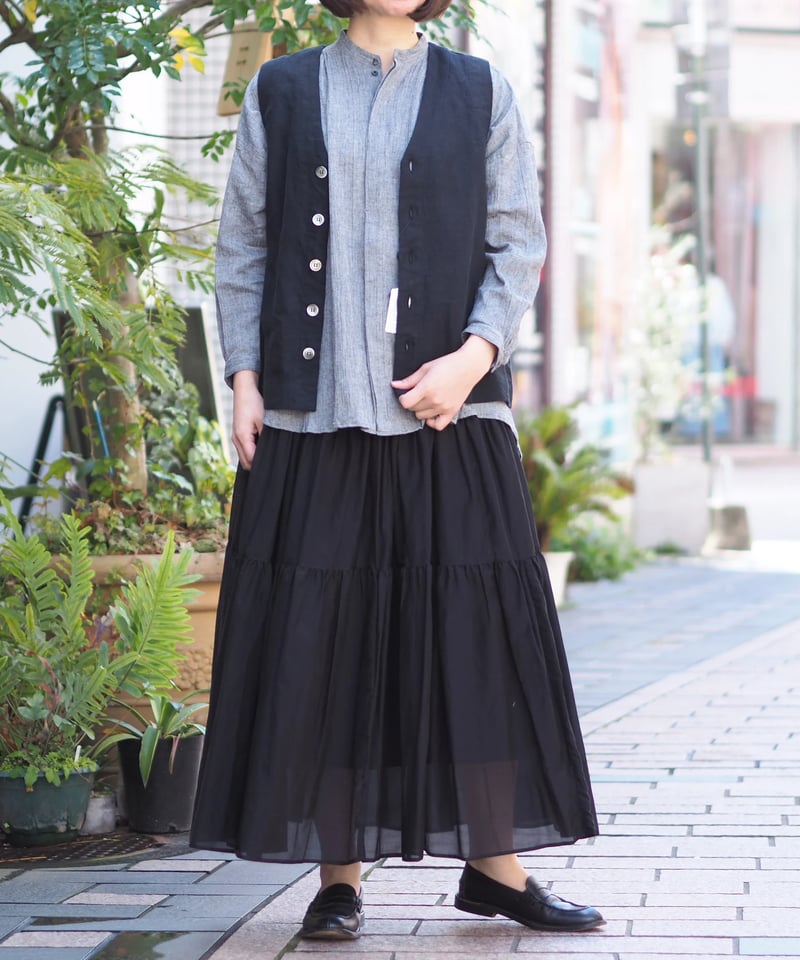 suzuki takayuki】tiered skirt/S241-41 | cocuu 